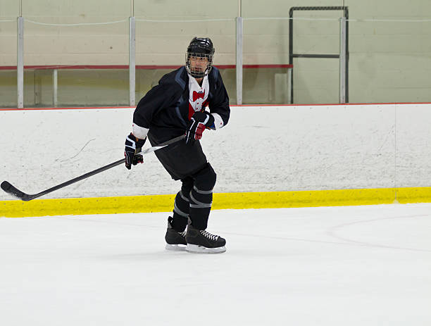istock Male playing ice hockey 470553361