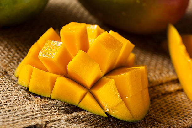 istock Organic Colorful Ripe Mangos 470554159