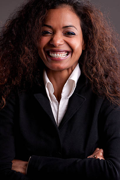 istock Beautiful businesswoman smiling 470554537