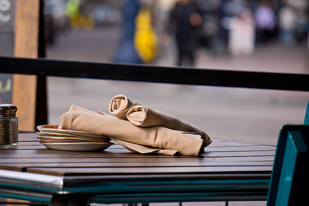 istock Napkins and Plate at Restaurant 470556159