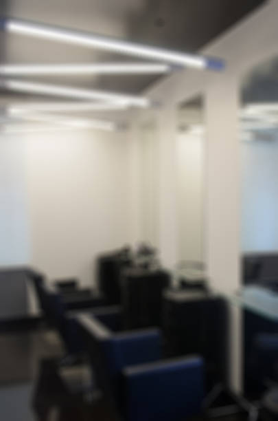 istock Modern beauty salon blur background 470557258