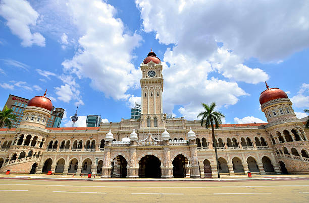 Sultan Abdul Samad Building Kuala Lumpur Kuala Lumpur- February 16, 2014: The Sultan Abdul Samad building is located in front of the Merdeka Square in Jalan Raja,Kuala Lumpur Malaysia. merdeka square stock pictures, royalty-free photos & images