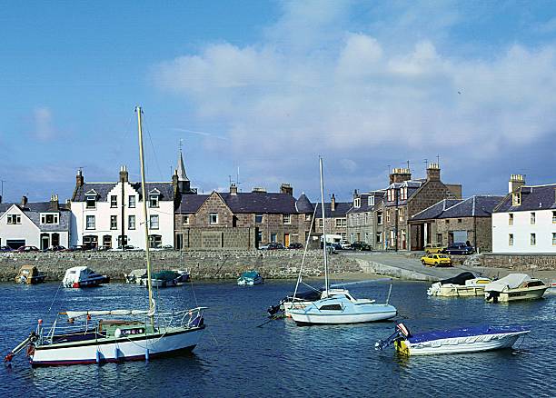 Stonehaven Kincardineshire Scotland The harbour at Stonehaven south of Aberdeen on aberdeen scotland photos stock pictures, royalty-free photos & images