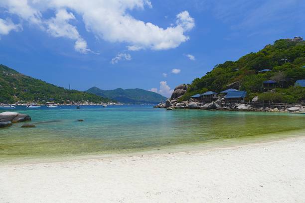 istock Beautiful Blue Ocean Bay on Tropical Island 470568440