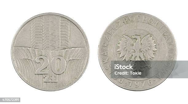 20 Zlotymünze Polen 1976 Stockfoto und mehr Bilder von 1976 - 1976, 5-Cent-Stück, Altertümlich