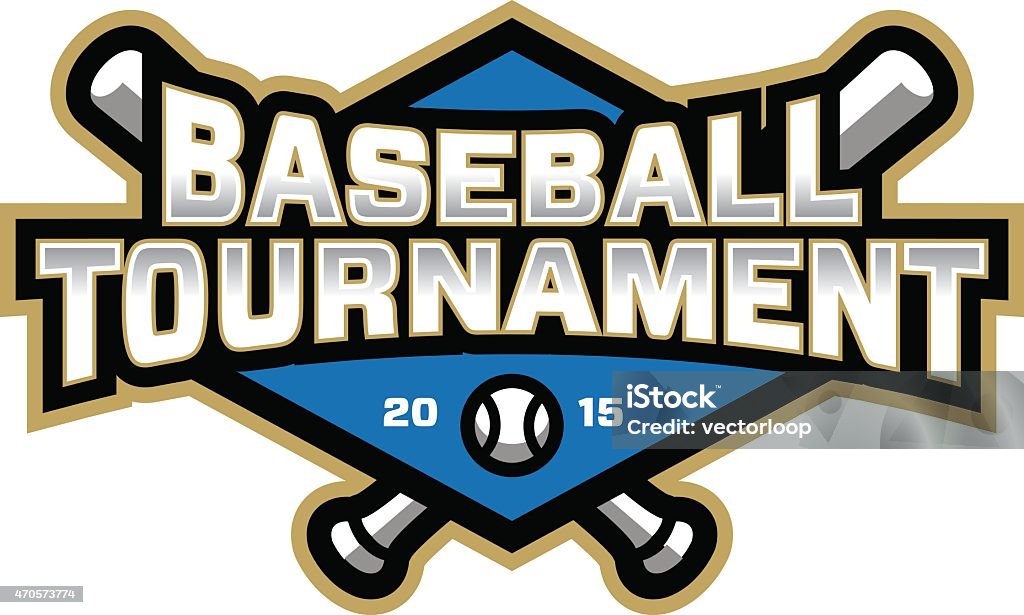 Baseball Tournament Logo Stock Illustration - Download Image Now