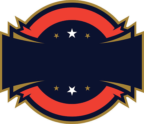 Star Banner Logo vector art illustration