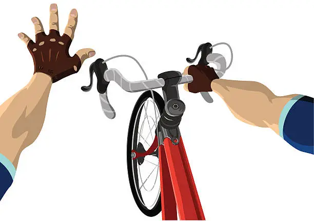 Vector illustration of Syclist