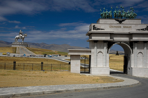Mausoleum of Chinggis Khaan in Mongolia