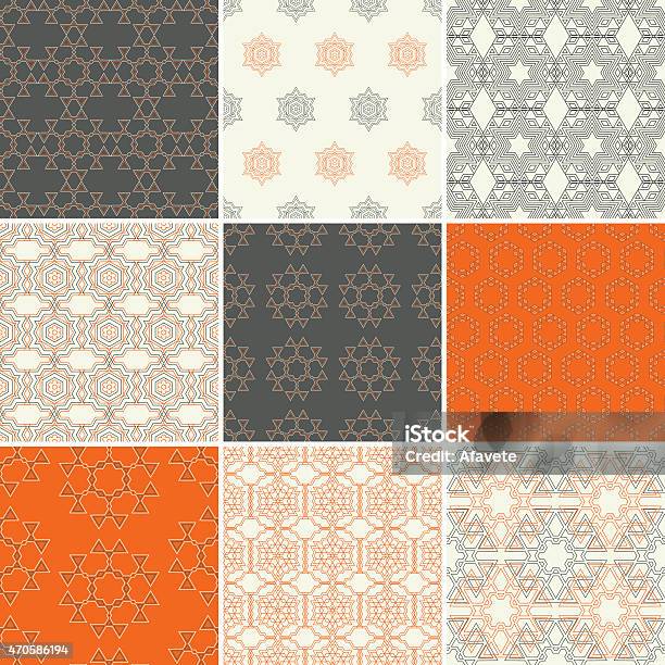 3 Pattern Set Pattern Set Stock Illustration - Download Image Now - 2015, Abstract ...