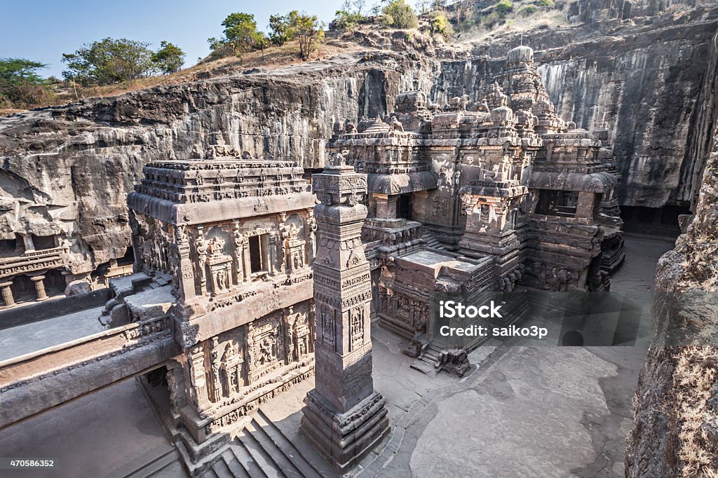 Kailas Temple, Ellora Kailas Temple in Ellora, Maharashtra state in India Ellora Stock Photo