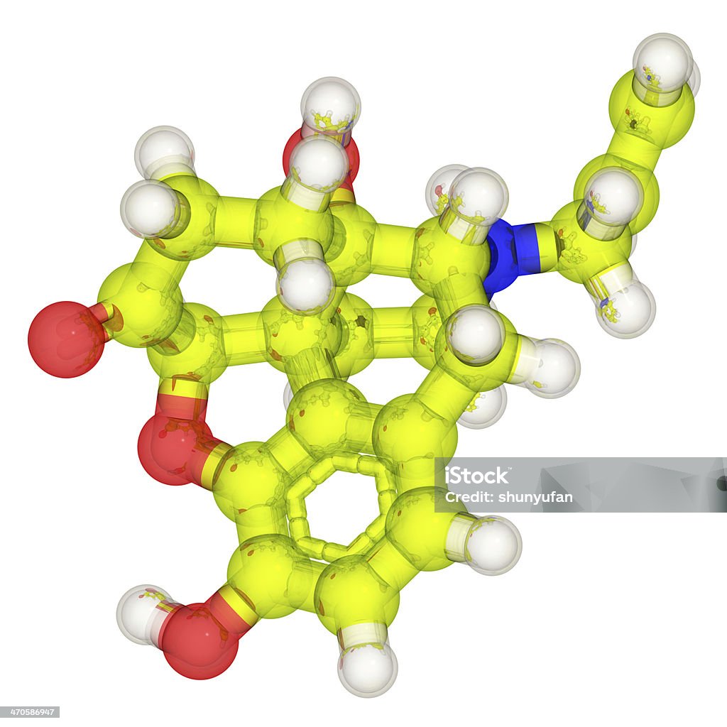 DrugModel: Naloxone - Lizenzfrei Naloxone Stock-Foto