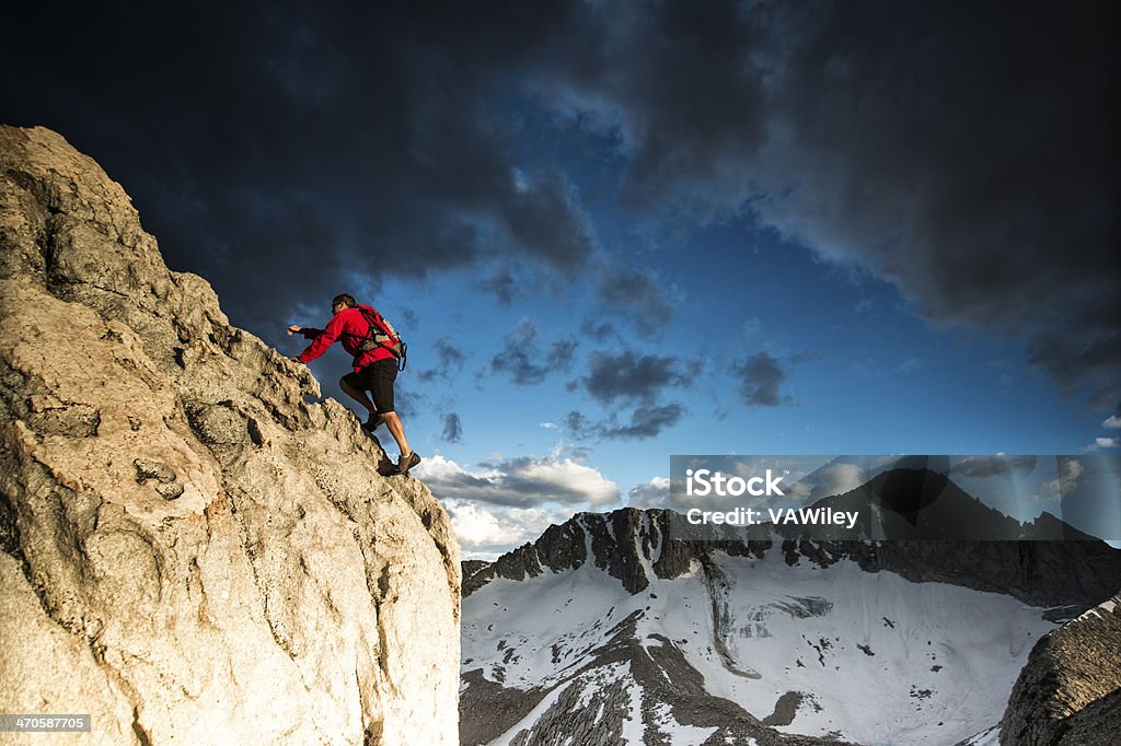 Cume de escalada - Royalty-free Ao Ar Livre Foto de stock