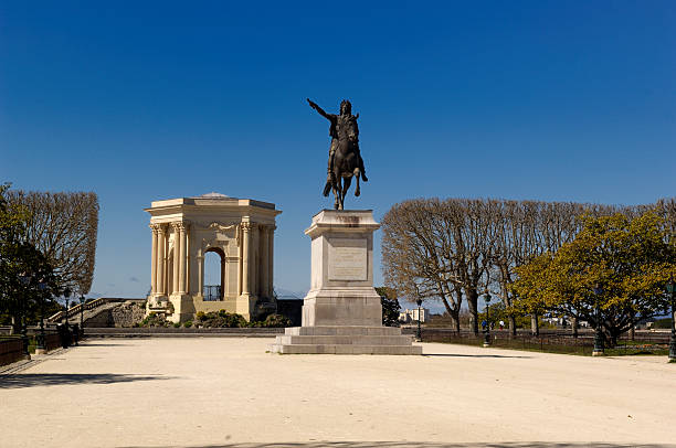 Garden of Peyrou, Montpellier, France Garden of Peyrou, Montpellier, France nostradamus stock pictures, royalty-free photos & images