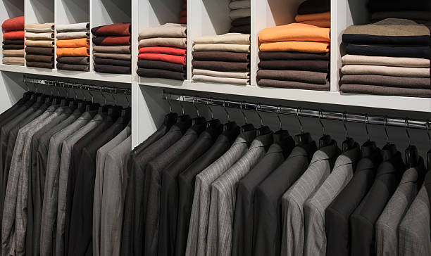 istock Clothes in the shop 470589182