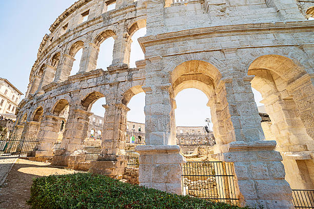 istock Antique Roman amphitheater in Pula 470592138