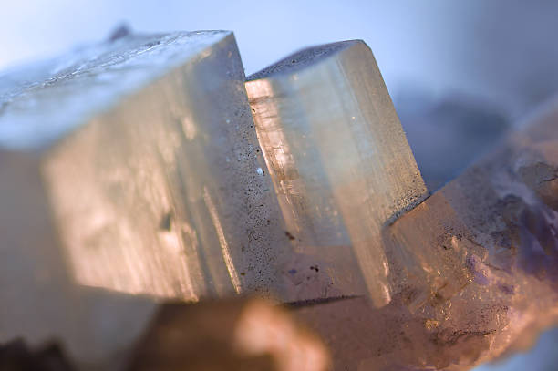 istock Macro of calcite carbonate mineral 470598581