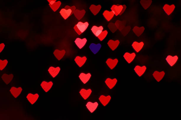 istock Bokeh heart shape of light 470601185