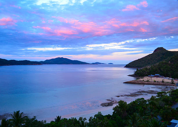 Hamilton Island Sunset stock photo