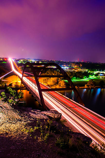 istock Austin 360 Bridge Pennybacker Bridge Long Night Exposure 470603770
