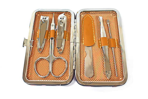 istock Tools of a manicure set isolated on white 470606874
