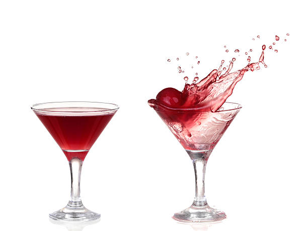 istock Wine collection - Splashing red wine in a glass. Isolated 470607978