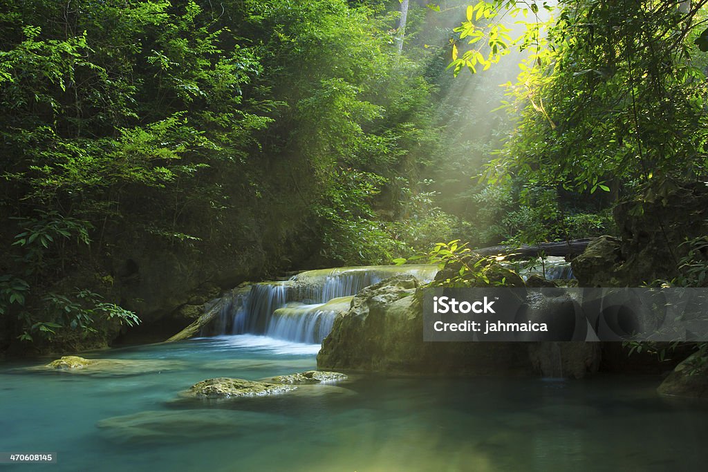 Cataratas de Erawan - Foto de stock de Cascata royalty-free