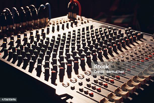 Mixer Board Stock Photo - Download Image Now - 2015, Balance, Broadcasting