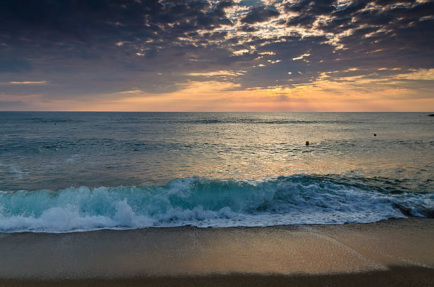 istock Eternity on Bulgarian sandy shore near sunrise meditation 470617062