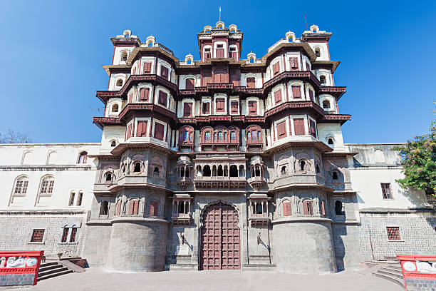 palácio rajwada, indore - maratha imagens e fotografias de stock