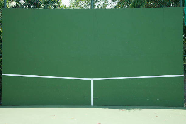 istock outdoor tennis practice wall background 470618196