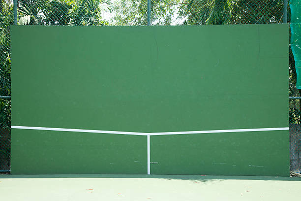 istock outdoor tennis practice wall background 470618208