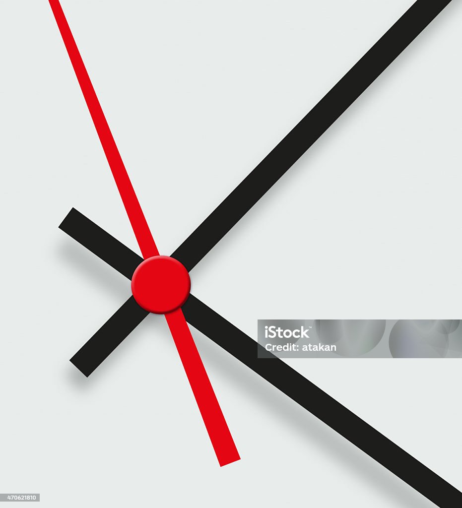 Clock with white face Clock Stock Photo