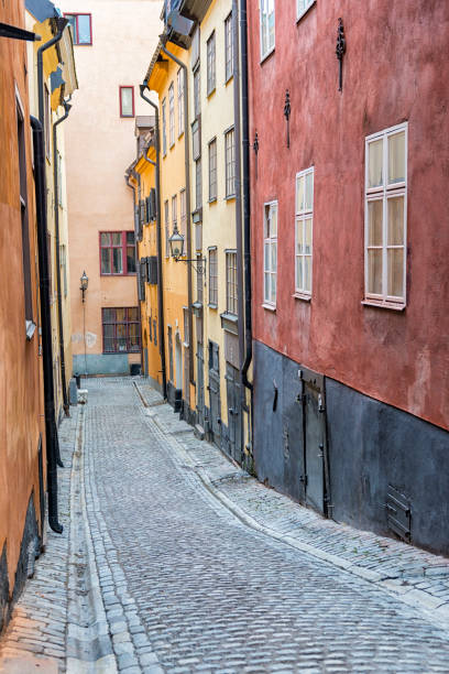 istock Stockholm Gamla stan cobbled street 470623894