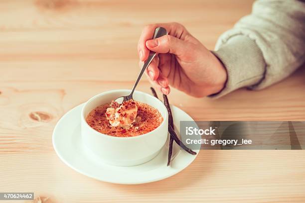 Creme Brulee Stock Photo - Download Image Now - 2015, Baked, Brown