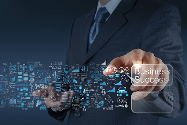 istock businessman hand working with new modern computer and business s 470624837