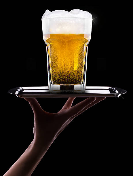 istock Frosty glass of light beer 470625125