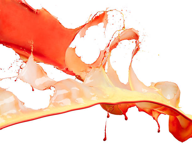istock splashes of red and yellow paint isolated on white background 470625571