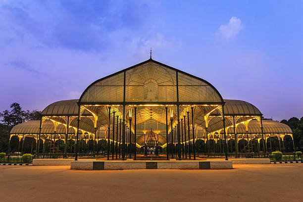 Lalbagh park in Bangalore City, India night scene of Lalbagh park in Bangalore City, India bangalore stock pictures, royalty-free photos & images