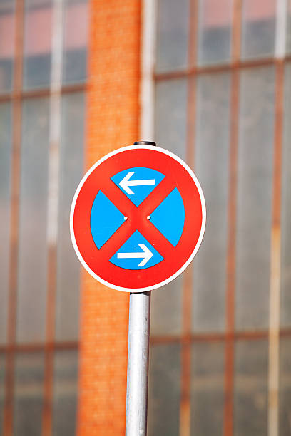 istock Unrestricted stopping restriction road sign in Germany 470627988