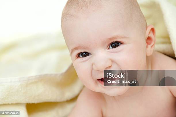 The Baby After Bathing Stock Photo - Download Image Now - 2015, Babies Only, Baby - Human Age