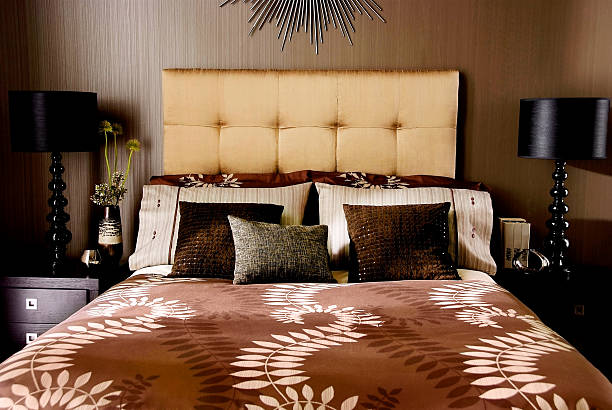 istock Beautiful and luxurious bedroom interior 470632037