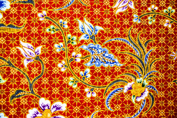 istock batik sarong  pattern background in Thailand, traditional 470632163