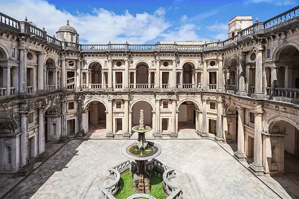 The Convent of the Order of Christ is a religious building and Roman Catholic building in Tomar, Portugal