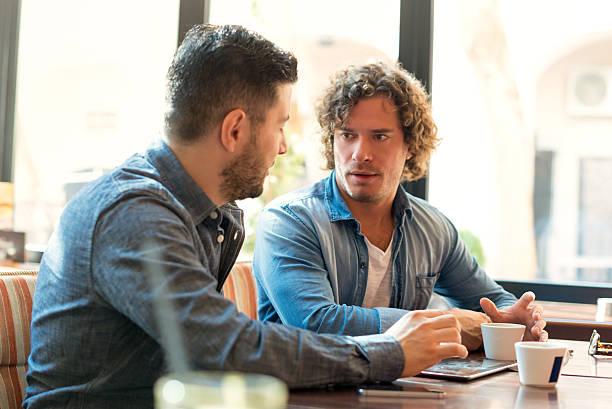 istock Casual meeting in a Cafee 470635436