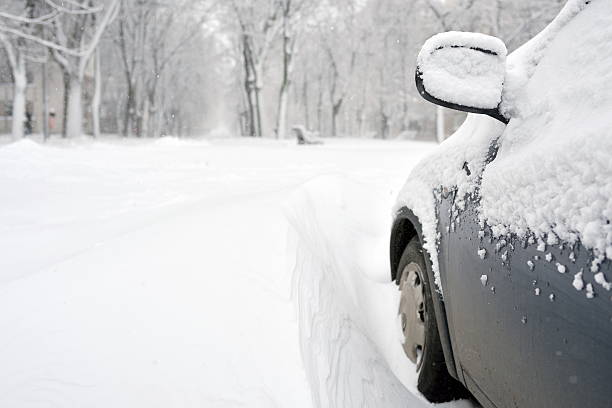 istock vehicle covered with snow in winter 470635522