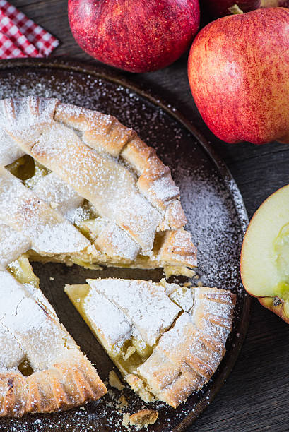istock homemade apple pie and fresh fruits 470636340