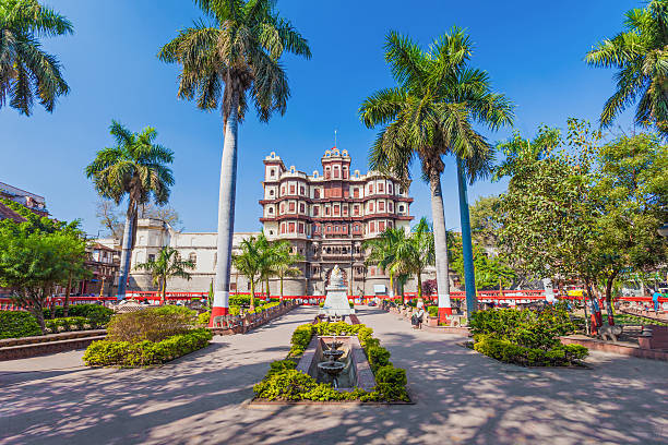 istock Front view of Rajwada Palace in Indore 470640612