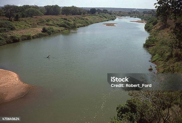White Volta River Dry Season Northern Ghana West Africa Stock Photo - Download Image Now