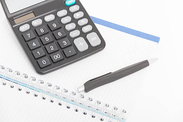 istock Business concept with calculator, pen and notebook 470642132